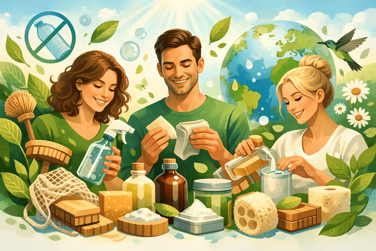 People Seeking Plastic-Free Cleaners