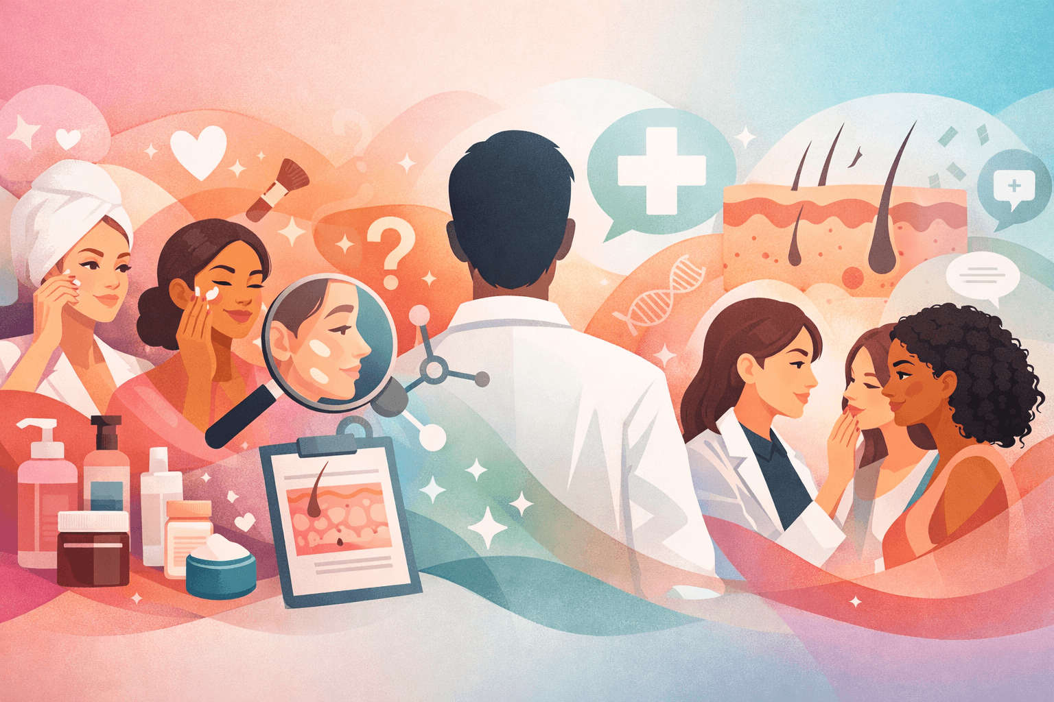 Skincare Fans Seeking Dermatologist Advice