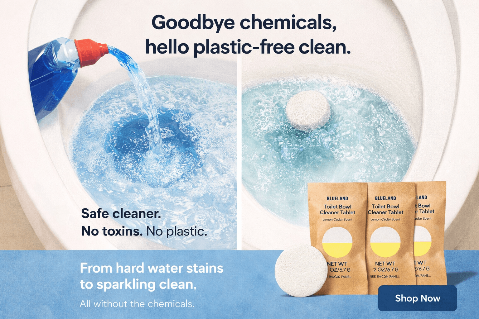 I’ve always loved DIY bathroom cleaners, but the stubborn mineral rings never really went away.