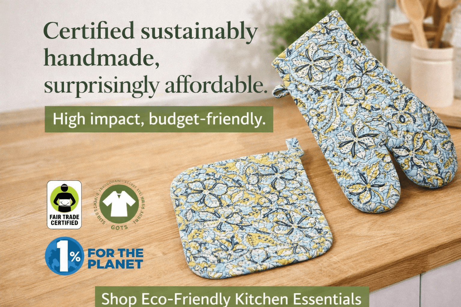 Less than a coffee, more than green impact.