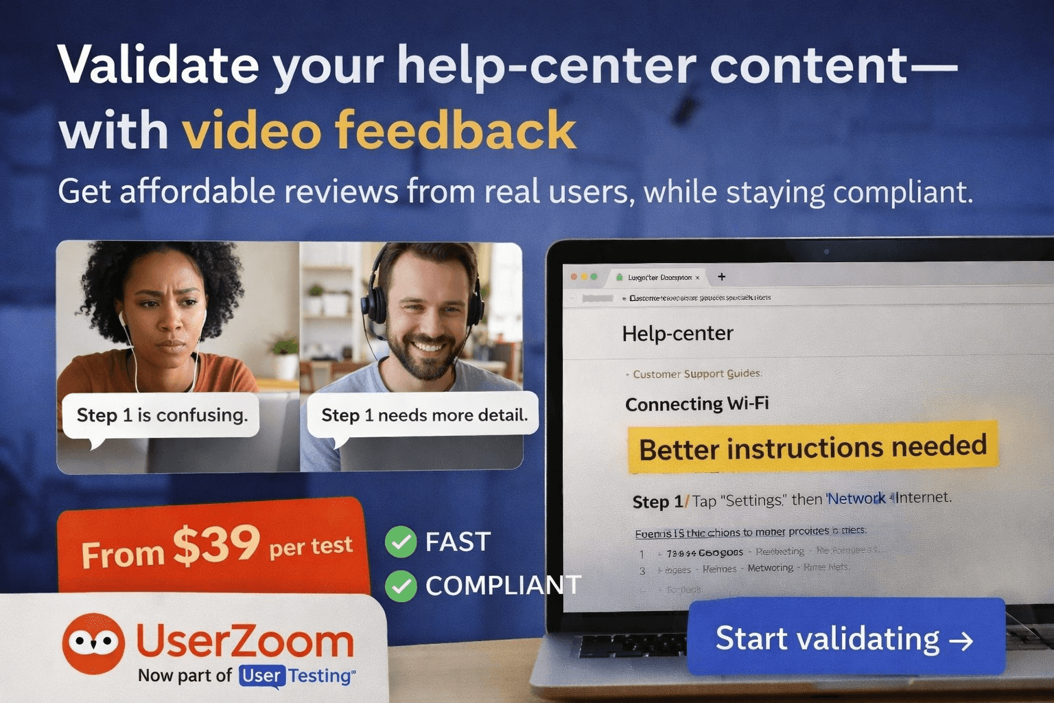 You’re still testing docs without real users?