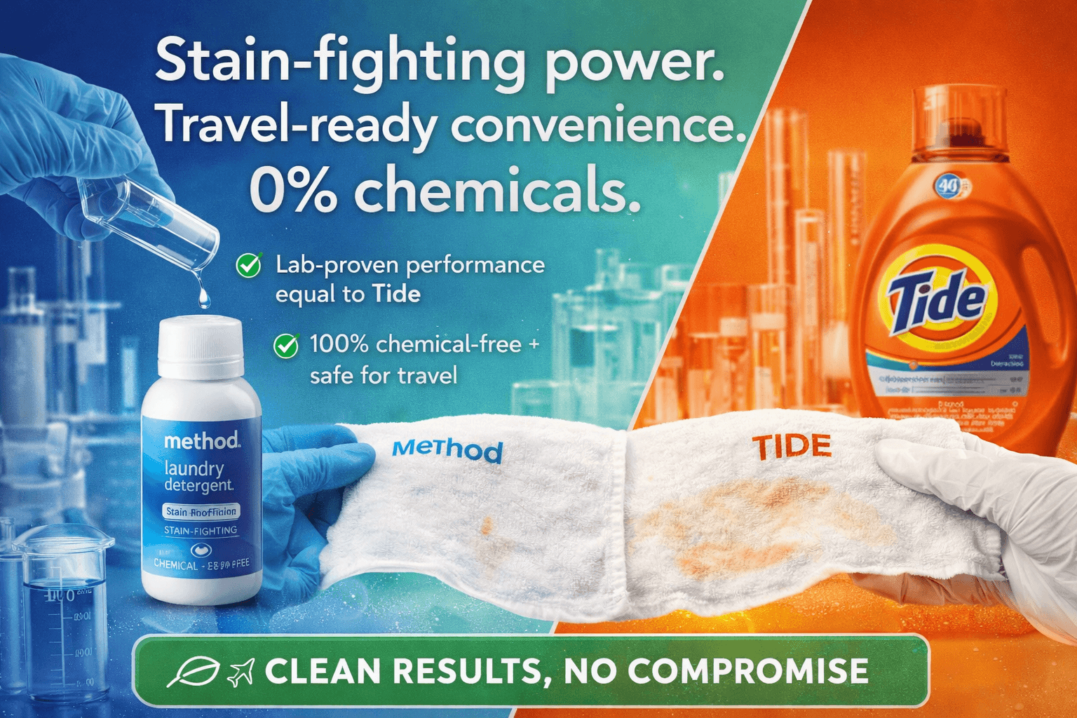 Think chemical‑free detergents can’t match Tide? Think again.