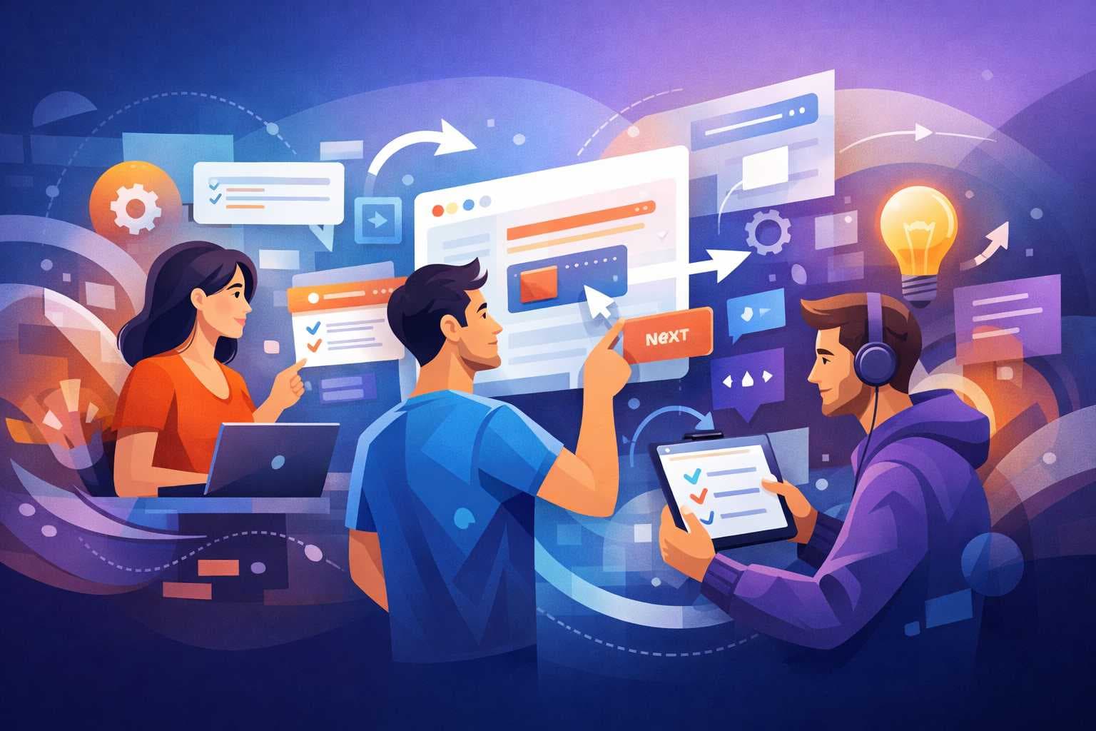 People Building In App Guides