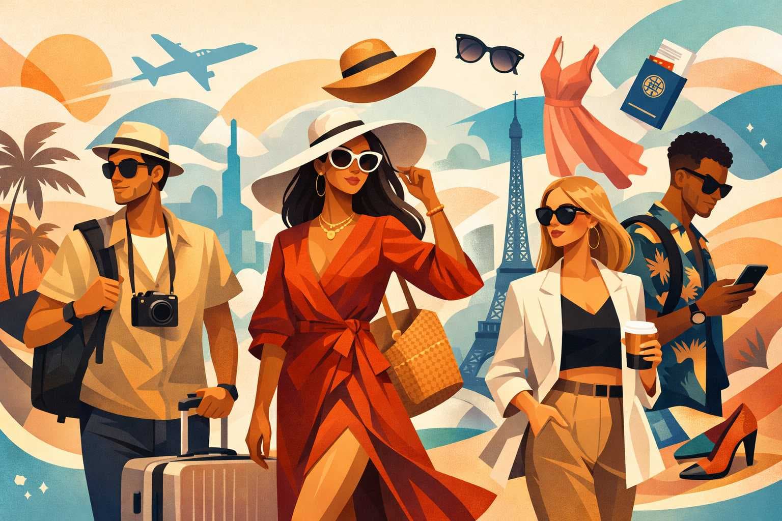 Travelers Seeking Stylish Outfits